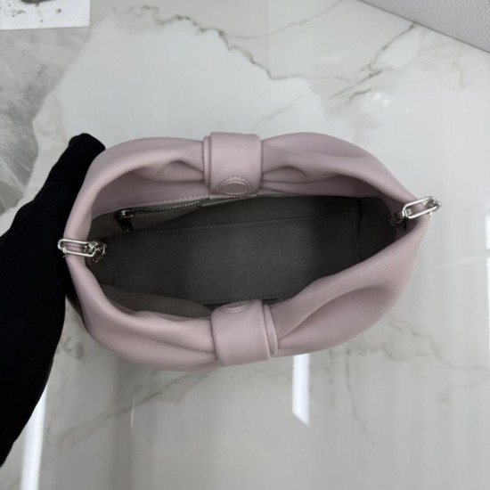 Best Replica Dior Bow Small/Medium Shoulder Bag in Gold Finish in Rose Knockoff