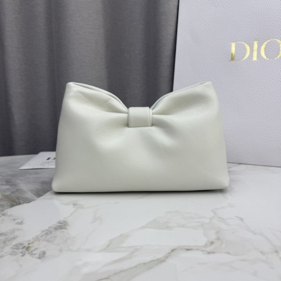 Best Replica Dior Bow Small/Medium Shoulder Bag with Gold Finish in Beige Knockoff