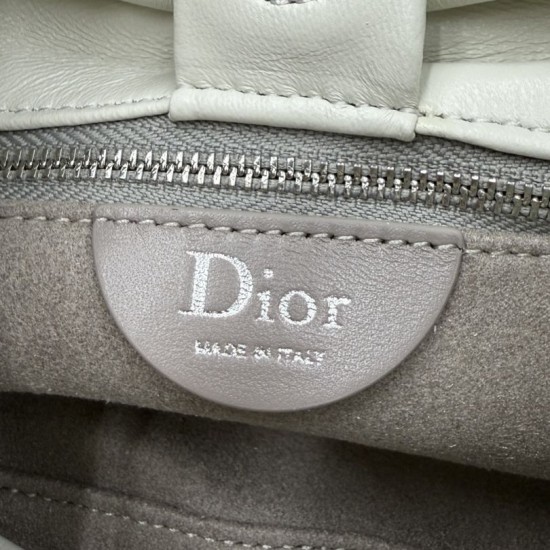 Best Replica Dior Bow Small/Medium Shoulder Bag with Gold Finish in Beige Knockoff