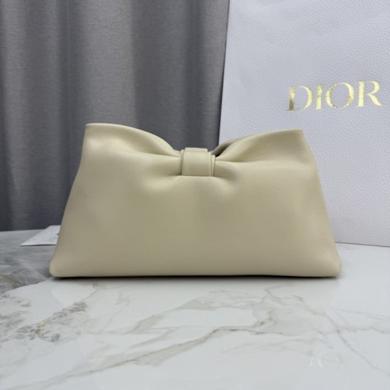 Best Replica Dior Bow Small/Medium Shoulder Bag in Light Beige Stainless Steel Knockoff