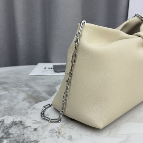 Best Replica Dior Bow Small/Medium Shoulder Bag in Light Beige Stainless Steel Knockoff