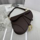 Best Replica Dior Saddle Bag in Brown Grained Calfskin Knockoff