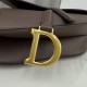Best Replica Dior Saddle Bag in Brown Grained Calfskin Knockoff