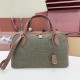 Best Replica Loro Piana Needle Bag in Caramel Sage Knockoff