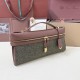 Best Replica Loro Piana Extra Clutch Bag L29 in Caramel Sage Knockoff