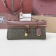 Best Replica Loro Piana Extra Clutch Bag L29 in Caramel Sage Knockoff