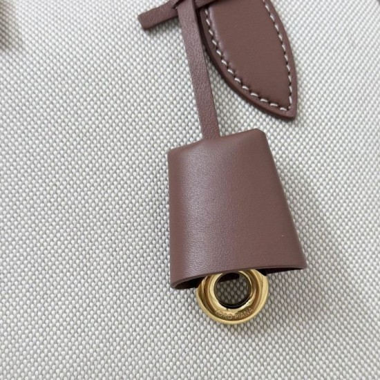 Best Replica Loro Piana Needle Bag Small/Medium Caramel Canvas Knockoff