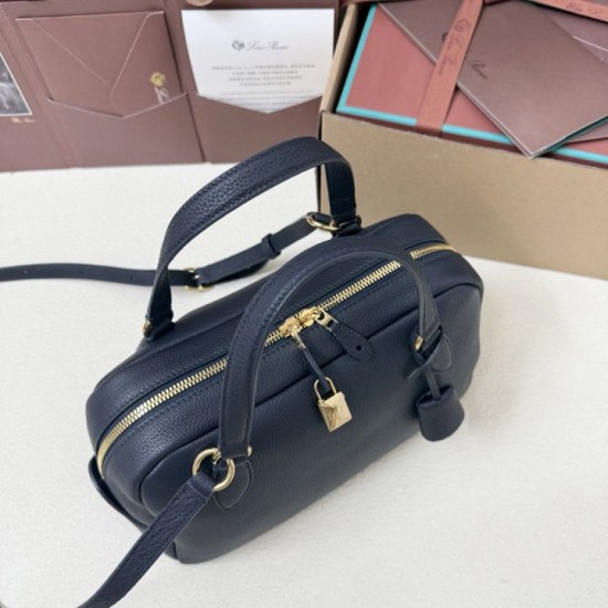 Best Replica Loro Piana Needle Bag Small/Medium Dark Royal Blue Knockoff