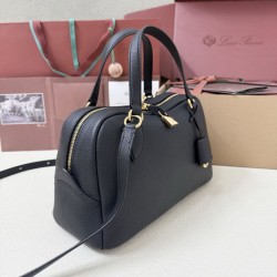Best Replica Loro Piana Needle Bag Small/Medium Black Knockoff