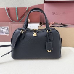 Best Replica Loro Piana Needle Bag Small/Medium Black Knockoff