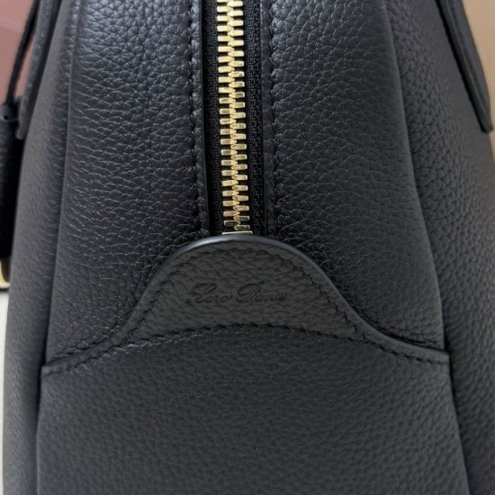 Best Replica Loro Piana Needle Bag Small/Medium Black Knockoff