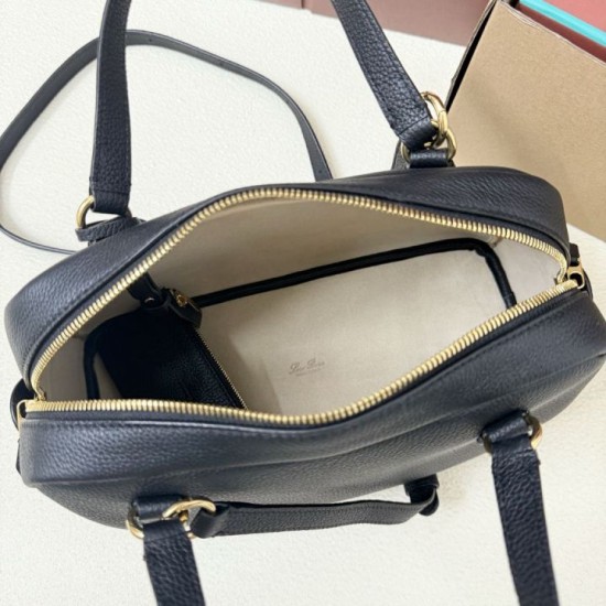 Best Replica Loro Piana Needle Bag Small/Medium Black Knockoff