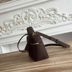Best Replica Loro Piana Extra Bag 23 Top Handle Crossbody Bag Dark Brown Knockoff