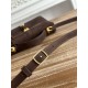 Best Replica Loro Piana Extra Bag 23 Top Handle Crossbody Bag Dark Brown Knockoff