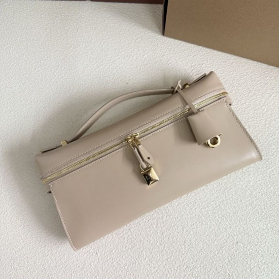 Best Replica Loro Piana Extra Clutch Bag L29 Apricot Knockoff