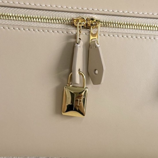 Best Replica Loro Piana Extra Clutch Bag L29 Apricot Knockoff