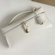 Best Replica Loro Piana Extra Clutch Bag L29 White Knockoff