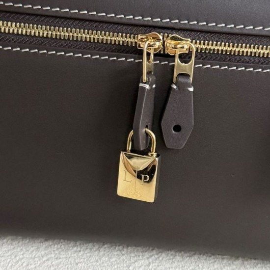 Best Replica Loro Piana Extra Clutch Bag L29 Coffee Knockoff