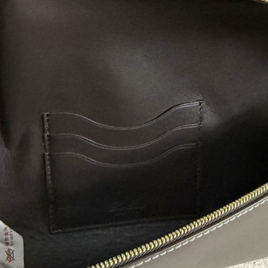 Best Replica Loro Piana Extra Clutch Bag L29 Coffee Knockoff