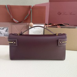 Best Replica Loro Piana Extra Clutch Bag L29 Burgundy Knockoff