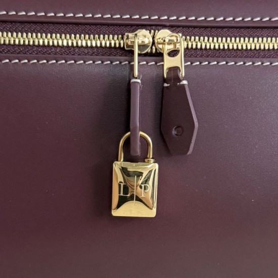 Best Replica Loro Piana Extra Clutch Bag L29 Burgundy Knockoff