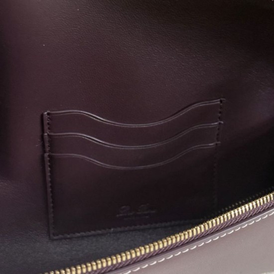 Best Replica Loro Piana Extra Clutch Bag L29 Burgundy Knockoff