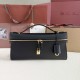 AAAAA Fake Loro Piana Extra Clutch Bag L29 Black Dupe Best Replica Loro Piana Extra Clutch Bag L29 Black Knockoff