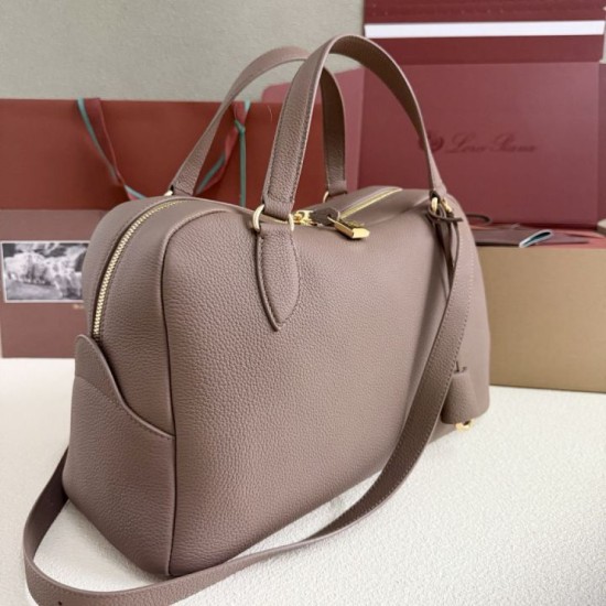 Best Replica Loro Piana Needle Bag Small/Medium Rock Grey Knockoff