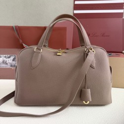 Best Replica Loro Piana Needle Bag Small/Medium Rock Grey Knockoff