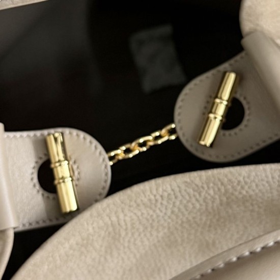 Best Replica Loro Piana Bale Bucket Bag Small/Medium Grey Knockoff