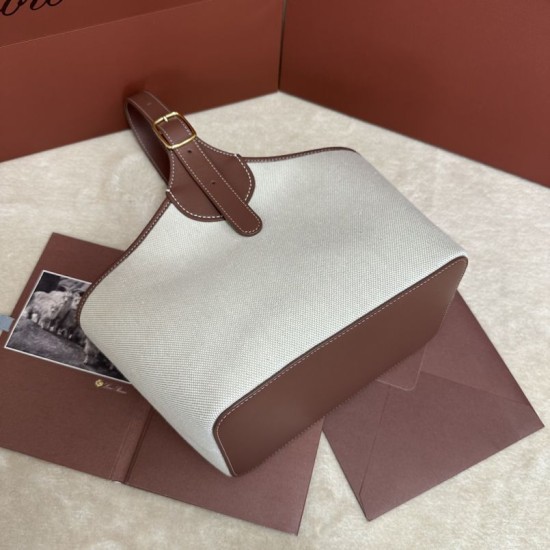 Best Replica Loro Piana Bobbin Basket Bag Brown Knockoff