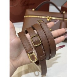 Best Replica Loro Piana Bale Extra 23 Bag Solid Brown Knockoff