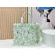 Best Replica Dior Book Tote Bag Small/Medium/Large with Shoulder Strap Multicolored Toile de Jouy Embroidery Green Knockoff