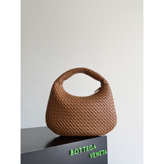 Best Replica Bottega Veneta Small/Large Braided Hobo Shoulder Bag Brown Knockoff