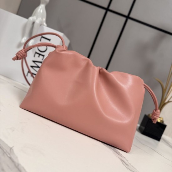 AAAAA Fake Loewe Flamenco Bag Medium Pink Dupe Best Replica Loewe Flamenco Bag Medium Pink Knockoff
