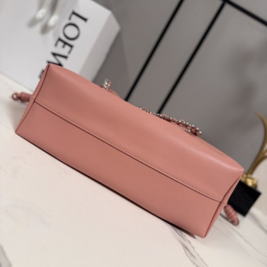 AAAAA Fake Loewe Flamenco Bag Medium Pink Dupe Best Replica Loewe Flamenco Bag Medium Pink Knockoff
