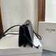 Best Replica Celine Trio Flap Bag Soft Lambskin Black Knockoff