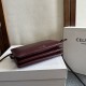 Best Replica Celine Trio Flap Bag Soft Lambskin Burgundy Knockoff
