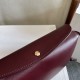 Best Replica Celine Trio Flap Bag Soft Lambskin Burgundy Knockoff