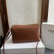Best Replica Celine Trio Flap Bag in Soft Brown Lambskin Knockoff