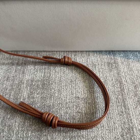 Best Replica Celine Trio Flap Bag in Soft Brown Lambskin Knockoff
