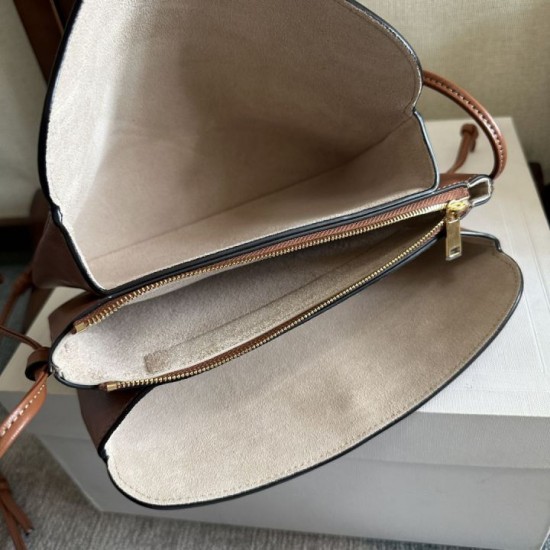 Best Replica Celine Trio Flap Bag in Soft Brown Lambskin Knockoff