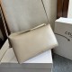 Best Replica Celine Trio Flap Bag Soft Lambskin Gray lambskin Knockoff