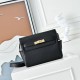 Best Replica Hermes Kelly Messenger Shoulder Bag in Black Knockoff