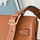 Best Replica Hermes Kelly Messenger Shoulder Bag in Brown Knockoff