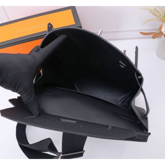 Best Replica Hermes Hac à Dos Backpack in Black Knockoff