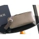 Best Replica Dior Privé Messenger Men Flap Bag in Gray Knockoff