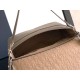Best Replica Dior Privé Messenger Men Flap Bag in Gray Knockoff