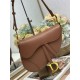 Best Replica Dior Saddle Bag in Brown Smooth Calfskin Knockoff