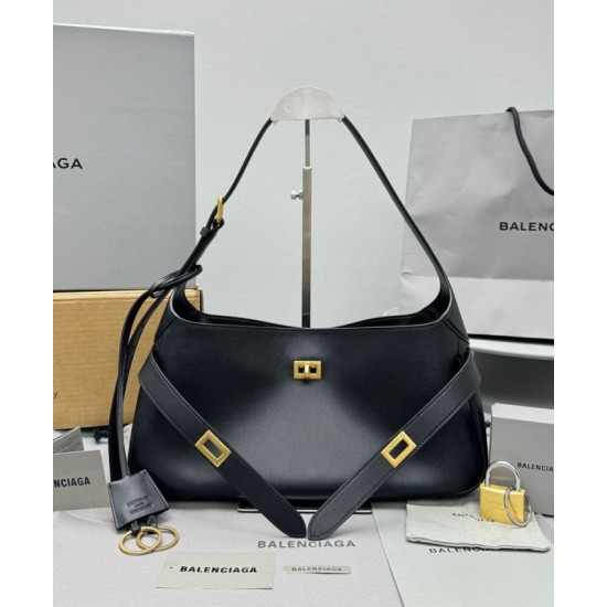 Replica Balenciaga Bel Air Small Shoulder Bag Black Fake